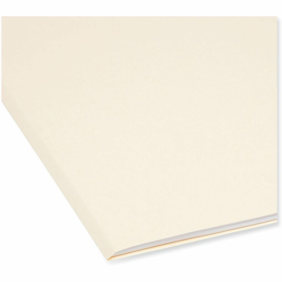 Smead 1/5 Tab Cut Letter Recycled Top Tab File Folder - 8 1/2" x 11" - 3/4" Expansion - Top Tab Location - Assorted Tab 
