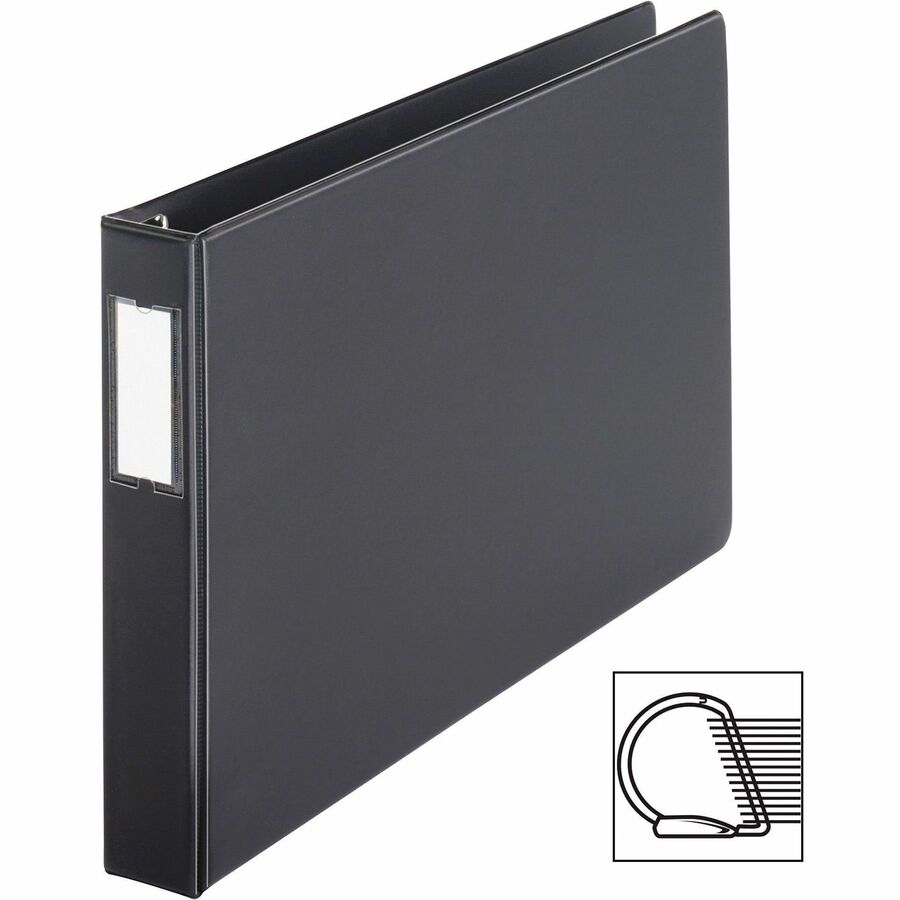 Cardinal® Premier EasyOpen Locking Slant-D Tabloid Binder - 1 1/2" Binder Capacity - Tabloid - 11" x 17" Sheet Size - 35