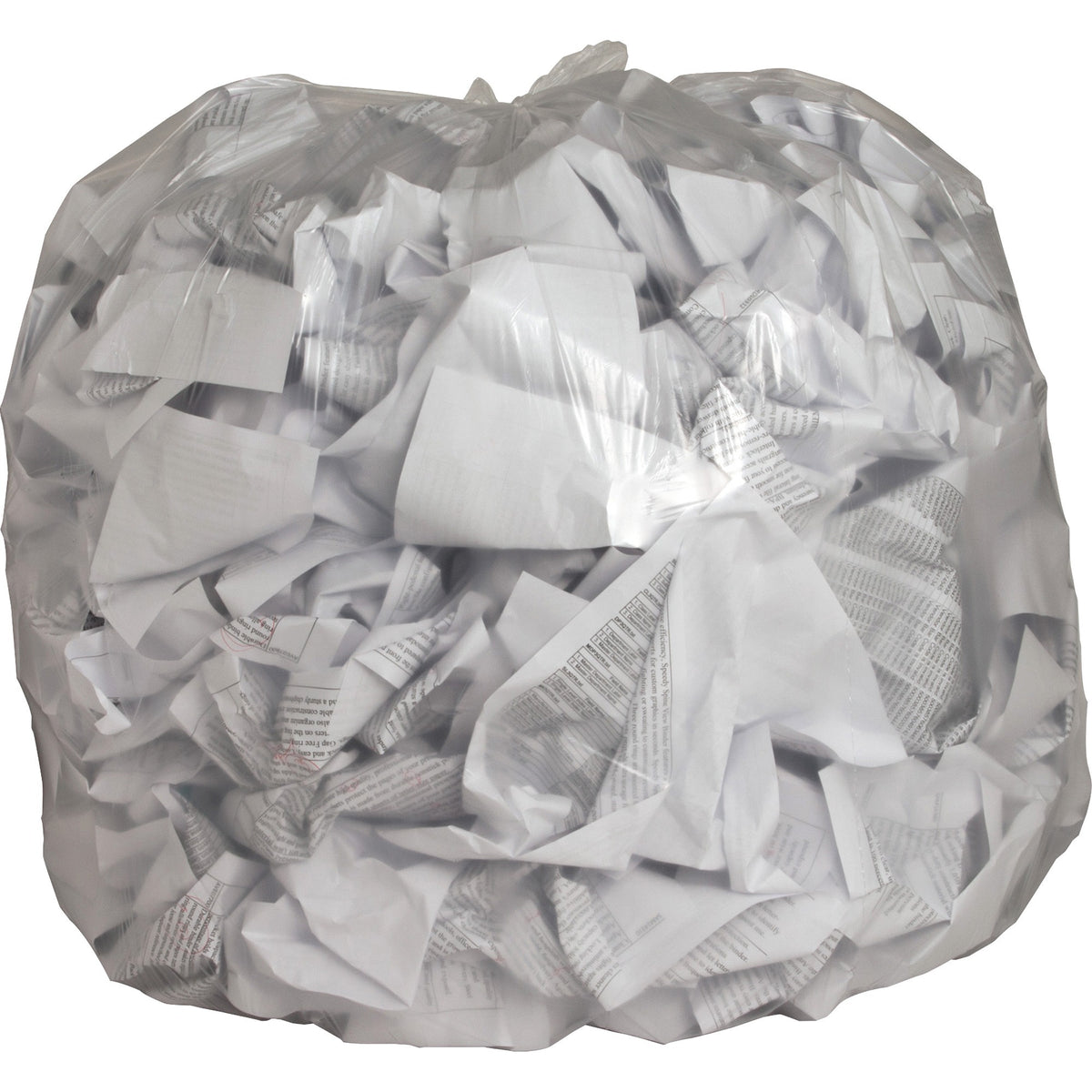 Genuine Joe Clear Trash Can Liners - 45 gal Capacity - 46" Length x 40" Width x 0.60 mil (15 Micron) Thickness - Low Den