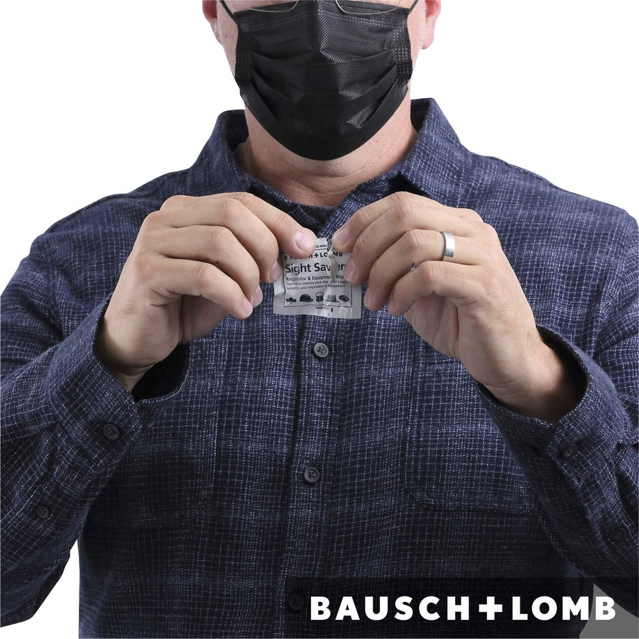 Bausch + Lomb Sight Savers XL Equipment Wipes - Alcohol-free - 100 / Box