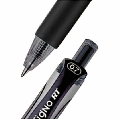 uniball™ Signo RT Gel Pen - 0.7 mm Pen Point - Refillable - Retractable - Black Ink - Gel-based - 12 / Dozen