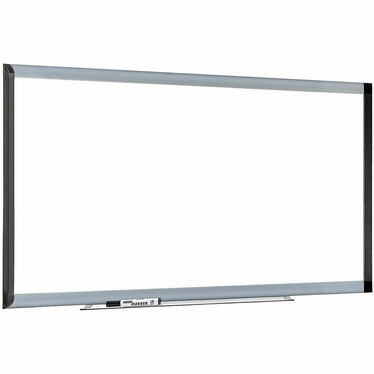 Lorell Signature Series Magnetic Dry-erase Markerboard - 72" (6 ft) Width x 48" (4 ft) Height - Coated Steel Surface - S