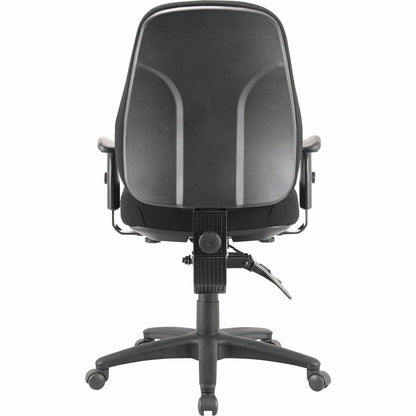 Lorell Bailey High-Back Multi-Task Chair - Black Seat Color - Acrylic Seat Material - Black Frame Color - 1 Each
