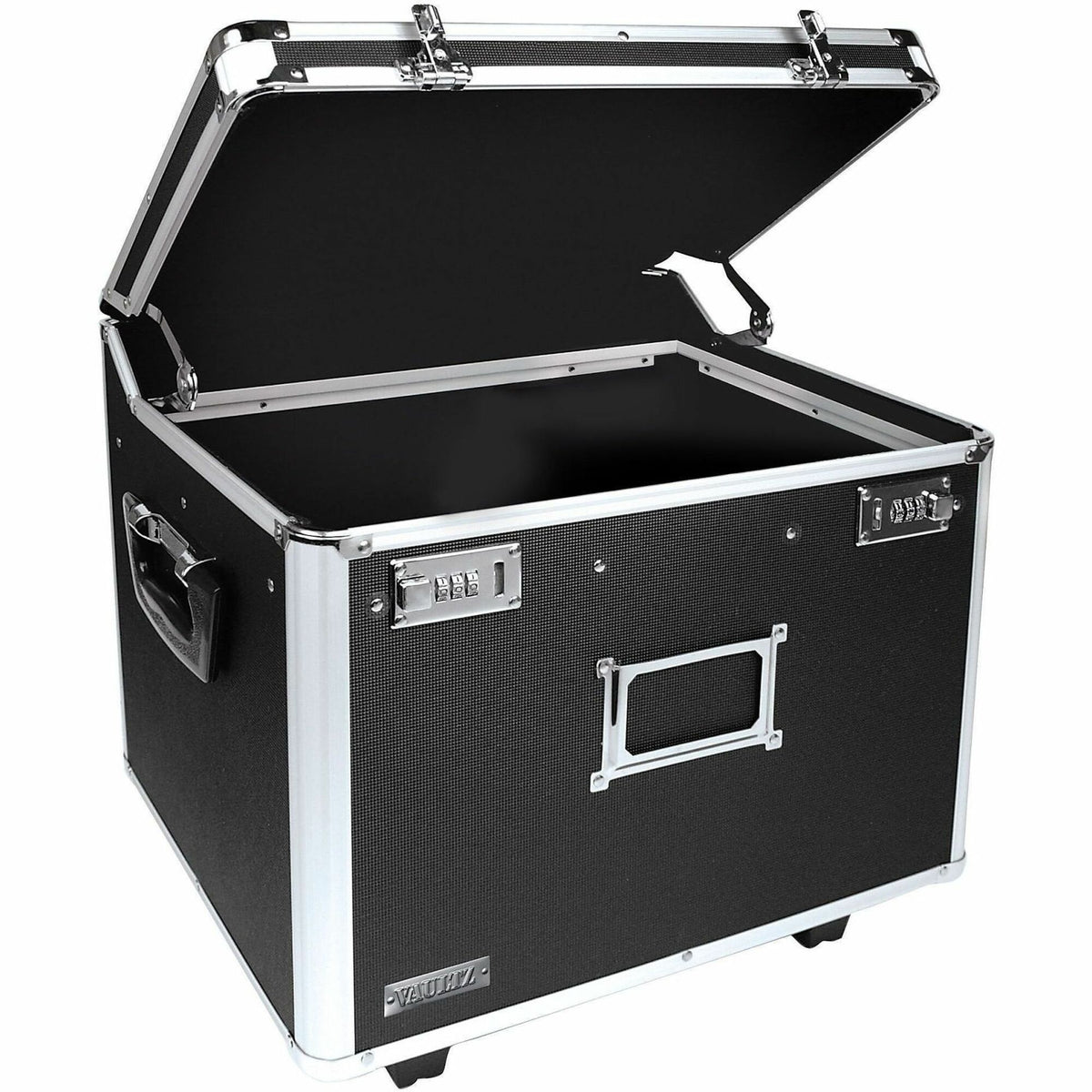 Vaultz Mobile Letter/Legal Chest - Telescopic Handle - 2 Casters - Polyvinyl Chloride (PVC) - 17.50" Width x 15.50" Dept