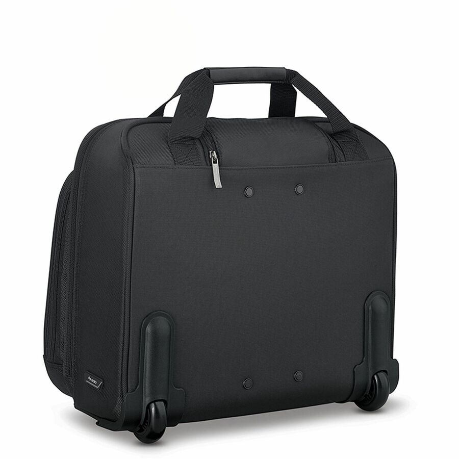 Solo Classic Carrying Case (Portfolio) for 17.3" Notebook - Black - Polyester Body - Handle - 14" Height x 16.8" Width x