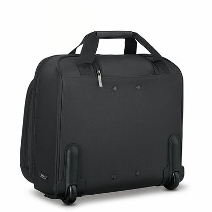 Solo Classic Carrying Case (Portfolio) for 17.3" Notebook - Black - Polyester Body - Handle - 14" Height x 16.8" Width x