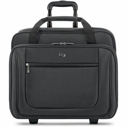 Solo Classic Carrying Case (Portfolio) for 17.3" Notebook - Black - Polyester Body - Handle - 14" Height x 16.8" Width x