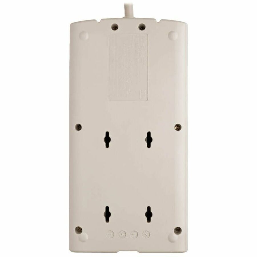 Tripp Lite series 8-Outlet Surge Suppressor - Light Gray - NEMA 5-15P - 8 x NEMA 5-15R - 1800 VA - 1440 J - 120 V AC Inp