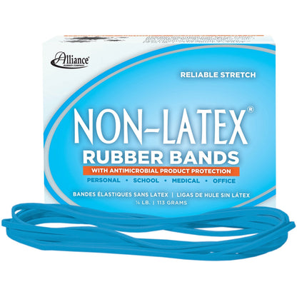 Alliance Rubber Rubber Bands with Antimicrobial Product Protection - Size: #117B - 7" Width x 130 mil Thickness - 0.25 l