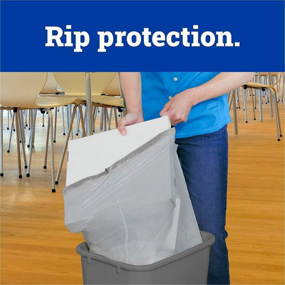 CloroxPro™ Glad® ForceFlex Tall Kitchen Drawstring Trash Bags - 13 gal Capacity - 25.13" Length x 24" Width x 90 mil (22