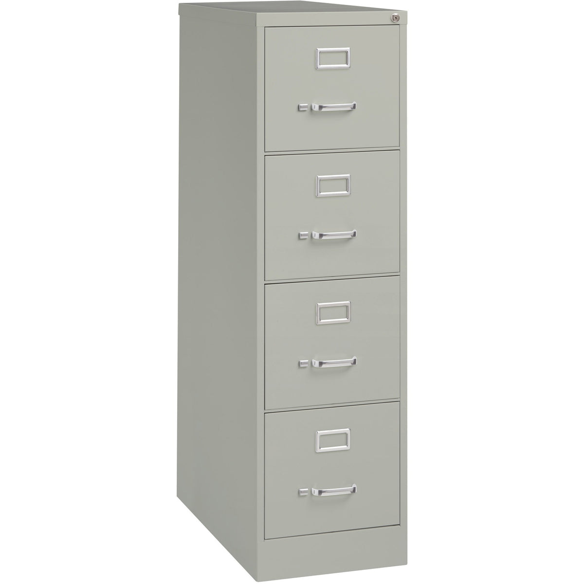 Lorell Fortress Series 26-1/2" Commercial-Grade Vertical File Cabinet - 15" Width x 26.5" Depth x 52" Height - 4 x Drawe