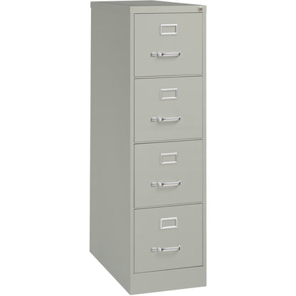 Lorell Fortress Series 26-1/2" Commercial-Grade Vertical File Cabinet - 15" Width x 26.5" Depth x 52" Height - 4 x Drawe