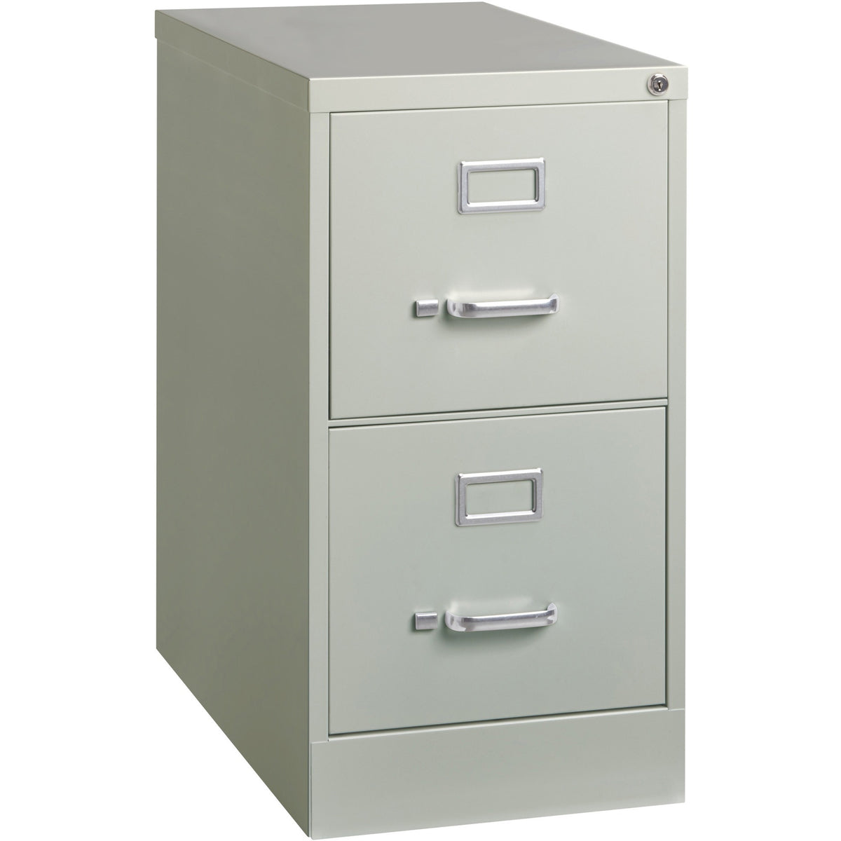 Lorell Fortress Series 26-1/2" Commercial-Grade Vertical File Cabinet - 15" Width x 26.5" Depth x 28.4" Height - 2 x Dra