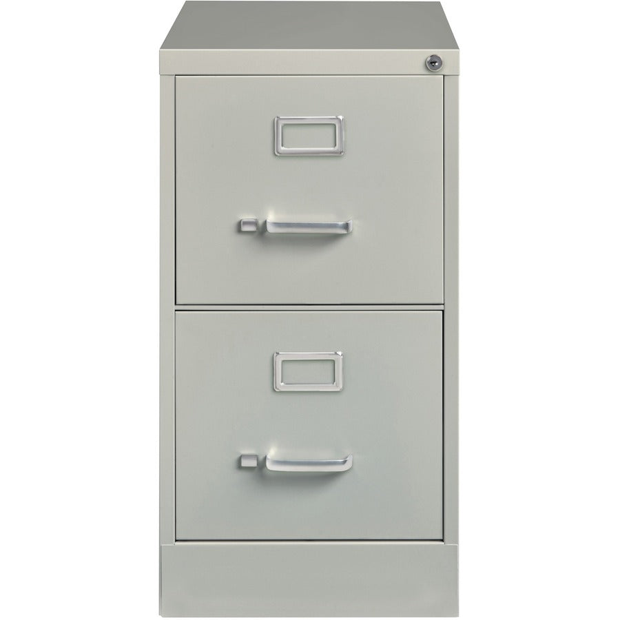 Lorell Fortress Series 26-1/2" Commercial-Grade Vertical File Cabinet - 15" Width x 26.5" Depth x 28.4" Height - 2 x Dra