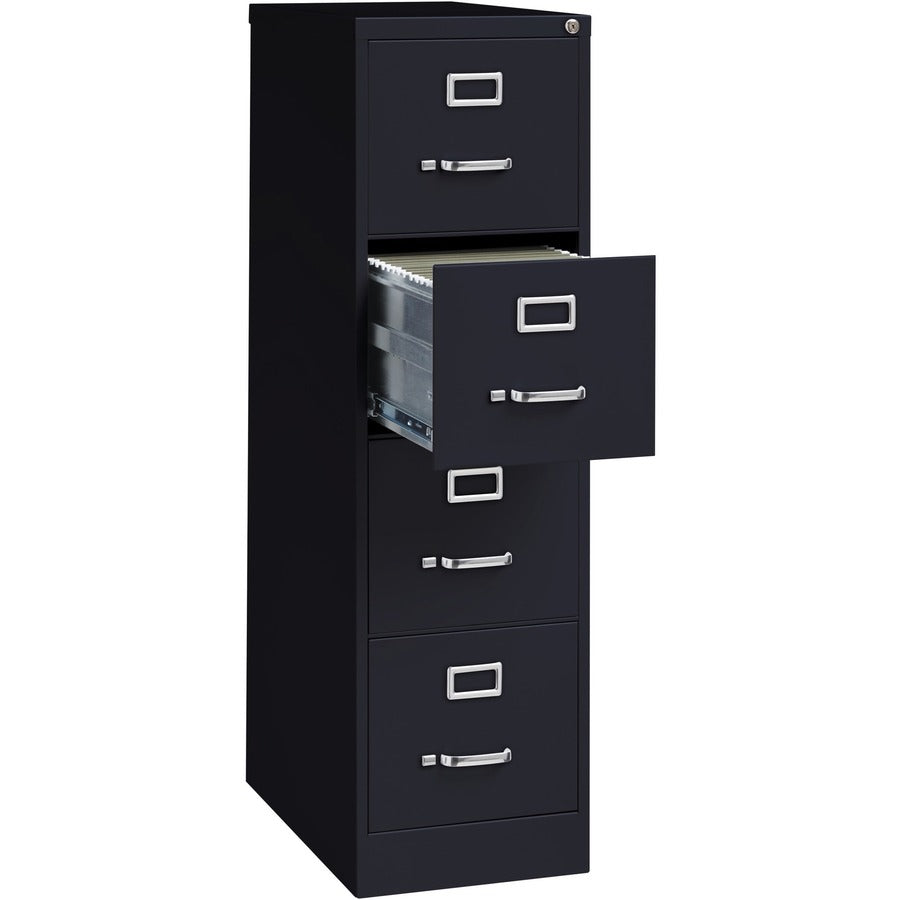 Lorell Fortress Series 25" Commercial-Grade Vertical File Cabinet - 15" Width x 25" Depth x 52" Height - 4 x Drawer(s) f