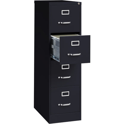 Lorell Fortress Series 25" Commercial-Grade Vertical File Cabinet - 15" Width x 25" Depth x 52" Height - 4 x Drawer(s) f