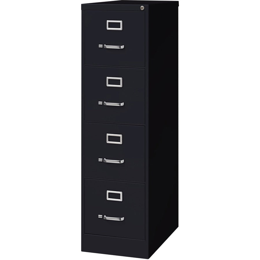 Lorell Fortress Series 25" Commercial-Grade Vertical File Cabinet - 15" Width x 25" Depth x 52" Height - 4 x Drawer(s) f