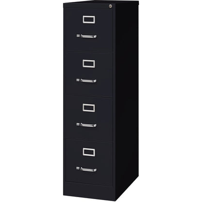 Lorell Fortress Series 25" Commercial-Grade Vertical File Cabinet - 15" Width x 25" Depth x 52" Height - 4 x Drawer(s) f