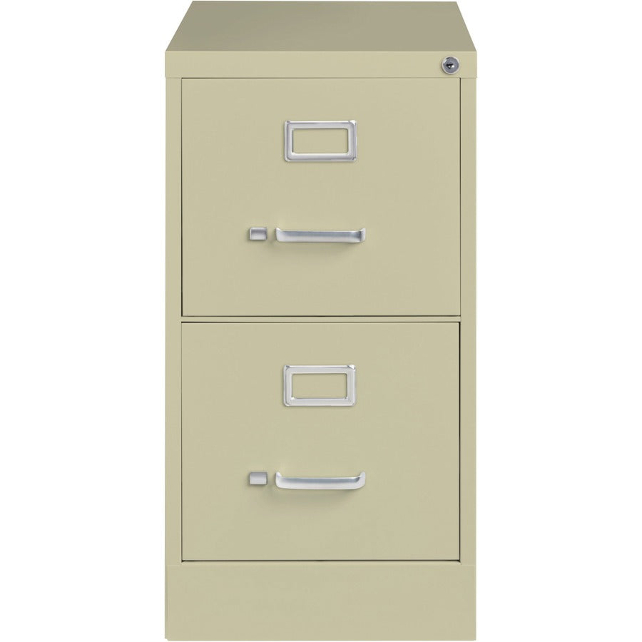 Lorell Fortress Series 25" Commercial-Grade Vertical File Cabinet - 15" Width x 25" Depth x 28.4" Height - 2 x Drawer(s)