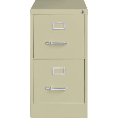 Lorell Fortress Series 25" Commercial-Grade Vertical File Cabinet - 15" Width x 25" Depth x 28.4" Height - 2 x Drawer(s)