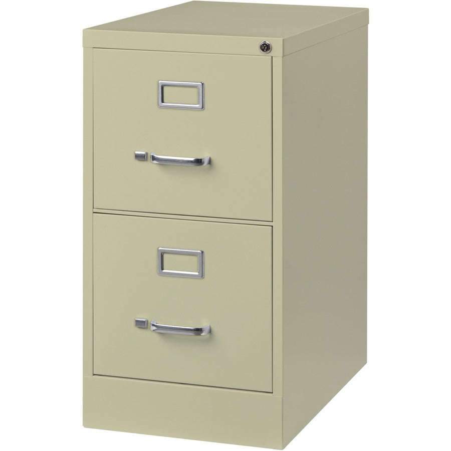 Lorell Fortress Series 25" Commercial-Grade Vertical File Cabinet - 15" Width x 25" Depth x 28.4" Height - 2 x Drawer(s)