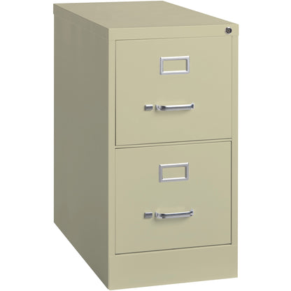 Lorell Fortress Series 25" Commercial-Grade Vertical File Cabinet - 15" Width x 25" Depth x 28.4" Height - 2 x Drawer(s)