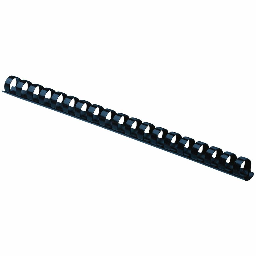 Fellowes Plastic Binding Combs - Navy, 3/8" Diameter - 0.4" Height - 0.37" Maximum Capacity - 55 x Sheet Capacity - 100 