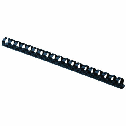 Fellowes Plastic Binding Combs - Navy, 3/8" Diameter - 0.4" Height - 0.37" Maximum Capacity - 55 x Sheet Capacity - 100 