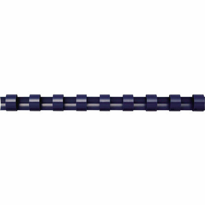 Fellowes Plastic Binding Combs - Navy, 3/8" Diameter - 0.4" Height - 0.37" Maximum Capacity - 55 x Sheet Capacity - 100 