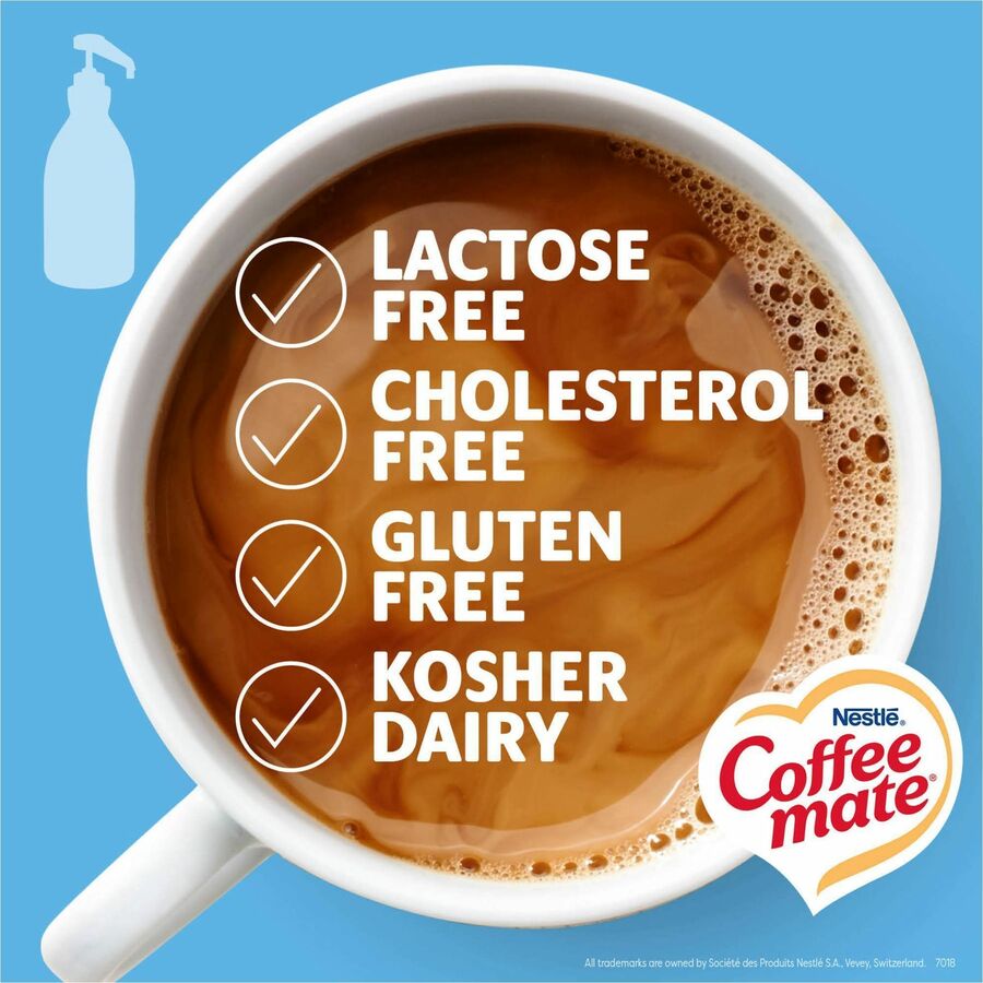 Coffee mate French Vanilla Liquid Concentrate Coffee Creamer - Pump Bottle - French Vanilla Flavor - 50.70 fl oz (1.50 L
