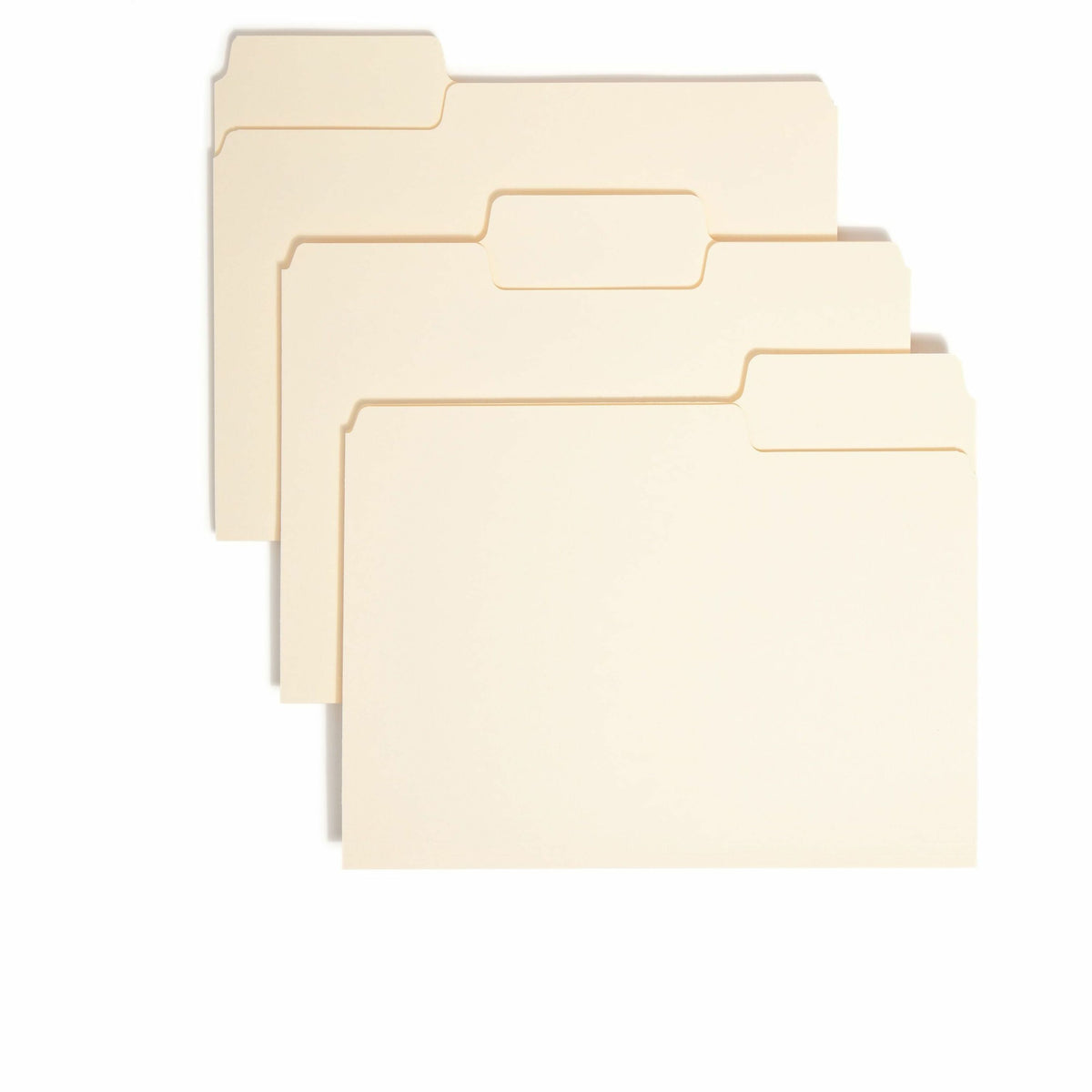 Smead SuperTab 1/3 Tab Cut Letter Recycled Top Tab File Folder - 8 1/2" x 11" - 3/4" Expansion - Top Tab Location - Asso