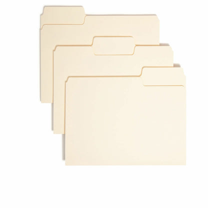 Smead SuperTab 1/3 Tab Cut Letter Recycled Top Tab File Folder - 8 1/2" x 11" - 3/4" Expansion - Top Tab Location - Asso