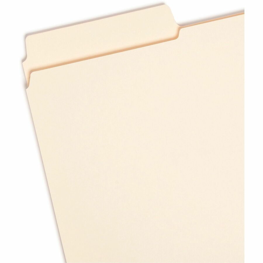 Smead SuperTab 1/3 Tab Cut Legal Recycled Top Tab File Folder - 8 1/2" x 14" - 3/4" Expansion - Top Tab Location - Assor