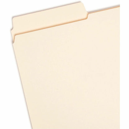 Smead SuperTab 1/3 Tab Cut Legal Recycled Top Tab File Folder - 8 1/2" x 14" - 3/4" Expansion - Top Tab Location - Assor