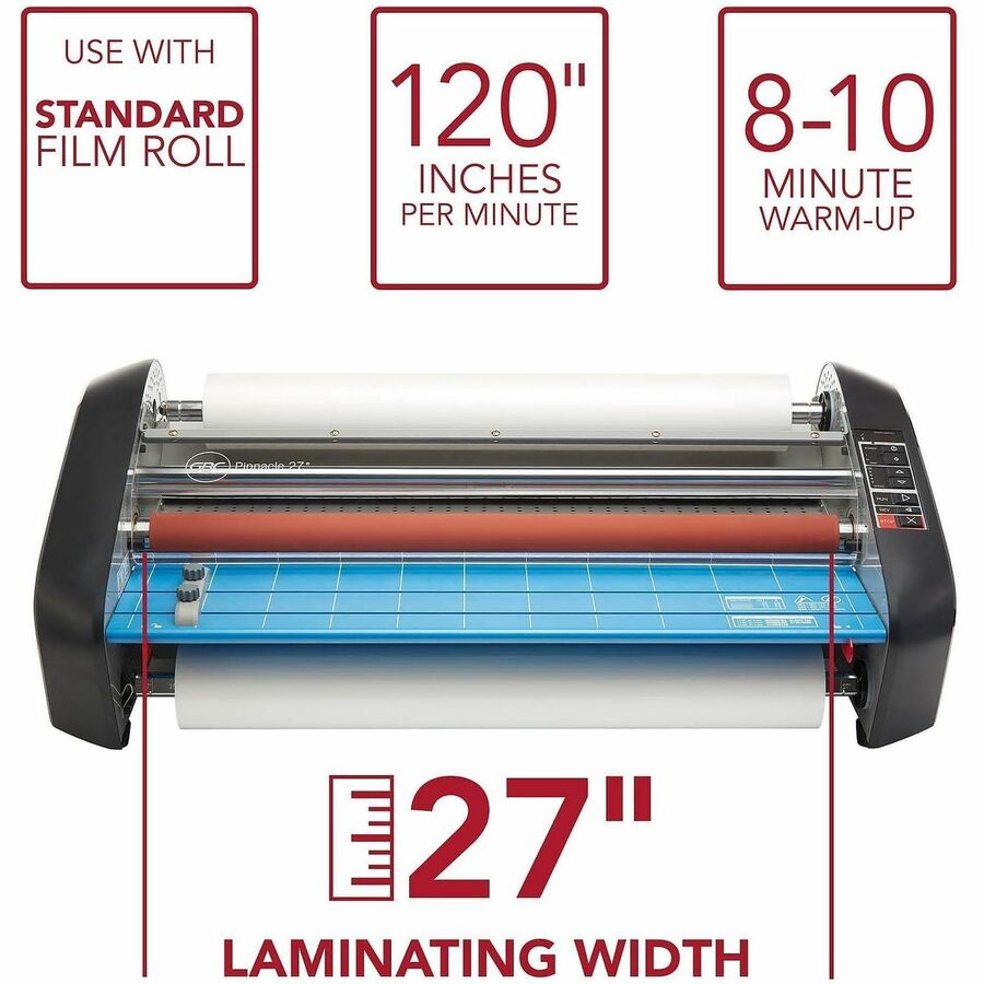 GBC HeatSeal Pinnacle 27 Thermal Roll Laminator - Roll - 3 mil Lamination Thickness - 27" - 24.5" Height x 15" Width