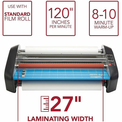 GBC HeatSeal Pinnacle 27 Thermal Roll Laminator - Roll - 3 mil Lamination Thickness - 27" - 24.5" Height x 15" Width