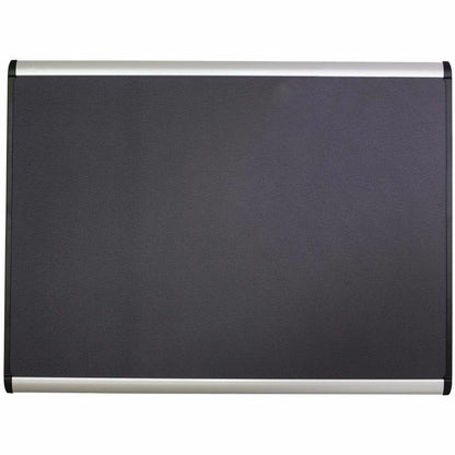 Quartet Prestige Plus Magnetic Bulletin Board - 48" Board Height x 72" Board Width - Gray Fabric Surface - Magnetic, Sel