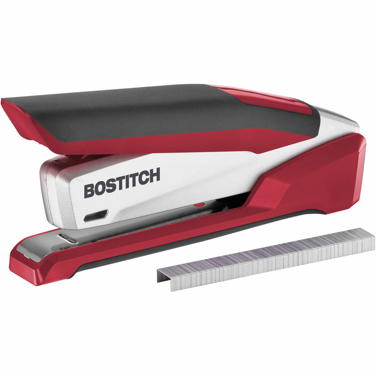 Bostitch InPower Spring-Powered Antimicrobial Desktop Stapler - Staples Upto 28 Sheet - Holds Upto 210 Staple - Full Str