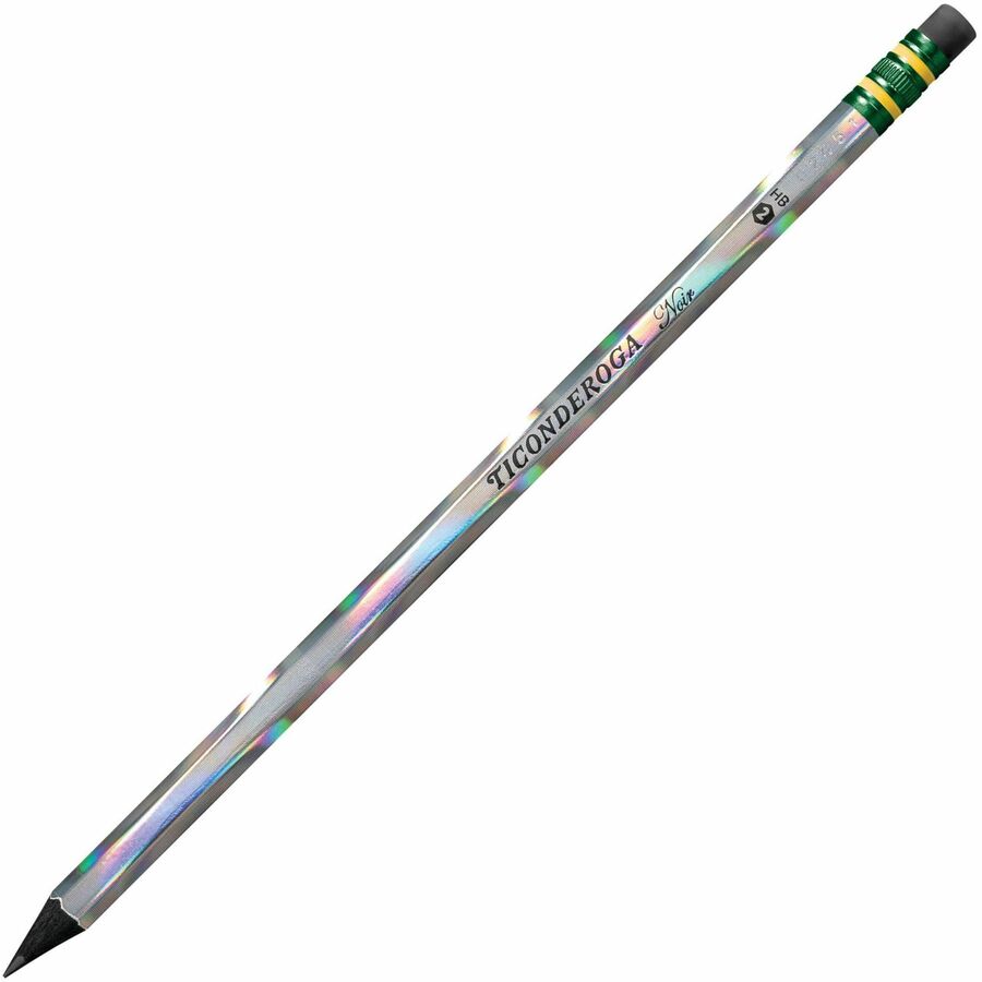 Ticonderoga Noir Pre-Sharpened No. 2 Pencils - Black Lead - #2 - 1 Dozen