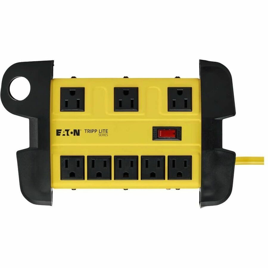 Tripp Lite series Safety 8-outlet 12' Cord Power Strip - NEMA 5-15P - 8 x NEMA 5-15R - 12 ft Cord - 15 A Current - Wall-
