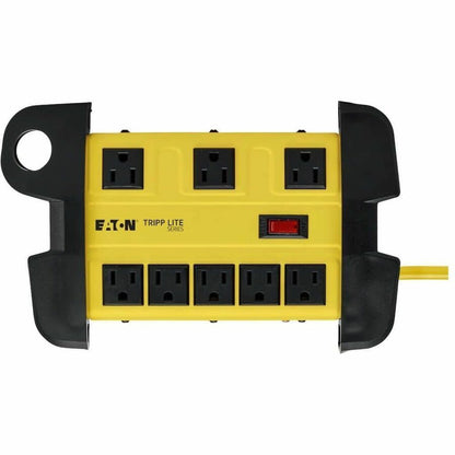 Tripp Lite series Safety 8-outlet 12' Cord Power Strip - NEMA 5-15P - 8 x NEMA 5-15R - 12 ft Cord - 15 A Current - Wall-