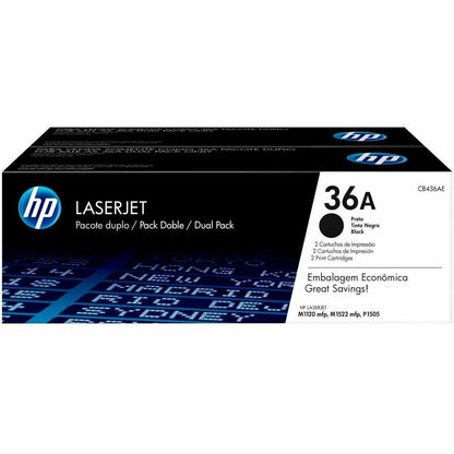 HP 36A Original Standard Yield Laser Toner Cartridge - Single Pack - Black - 1 Each - 2000 Pages