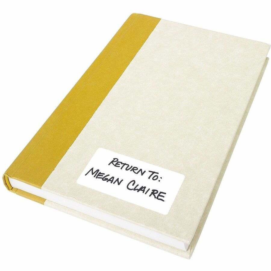 Avery® Removable Labels - 1 1/2" Height x 3" Width - Removable Adhesive - Rectangle - Laser, Inkjet - White - Paper - 3 
