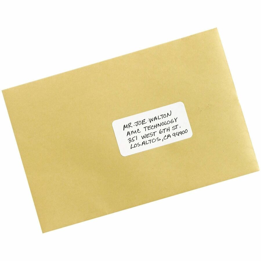 Avery® Removable Labels - 1 1/2" Height x 3" Width - Removable Adhesive - Rectangle - Laser, Inkjet - White - Paper - 3 