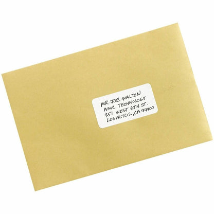Avery® Removable Labels - 1 1/2" Height x 3" Width - Removable Adhesive - Rectangle - Laser, Inkjet - White - Paper - 3 
