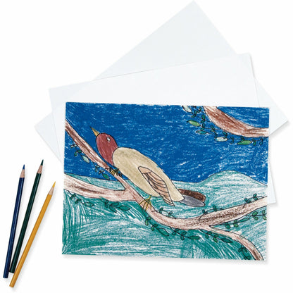 Pacon® Heavyweight Drawing Paper - 500 Sheets - 12" x 18" Sheet Size - White Paper - Acid-free - Recycled - 1 Ream