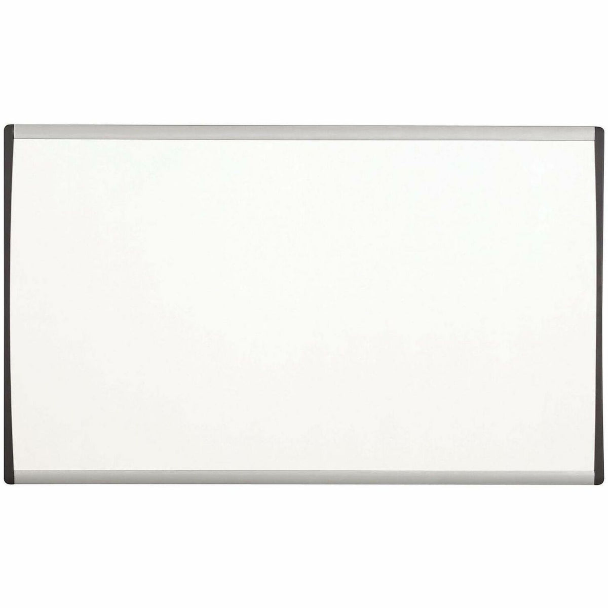 Quartet Arc Cubicle Magnetic Whiteboard - 24" (2 ft) Width x 14" (1.2 ft) Height - White Painted Steel Surface - Silver 