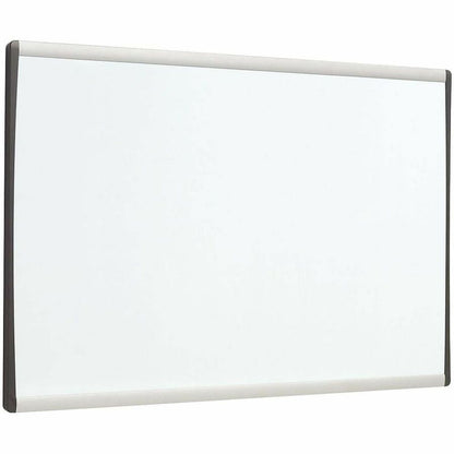Quartet Arc Cubicle Magnetic Whiteboard - 24" (2 ft) Width x 14" (1.2 ft) Height - White Painted Steel Surface - Silver 