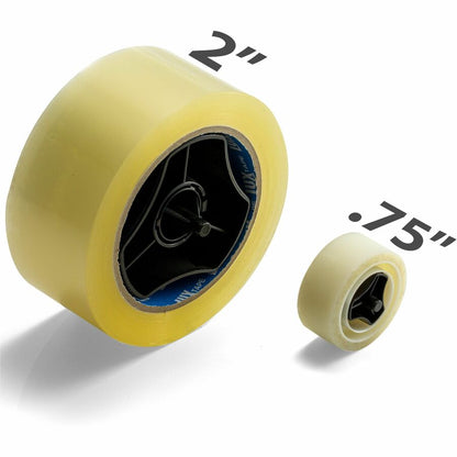 Officemate 96690 Deluxe Heavy Duty Two Roll Tape Dispenser - Holds Total 2 Tape(s) - Heavy Duty - Black - 1 Each
