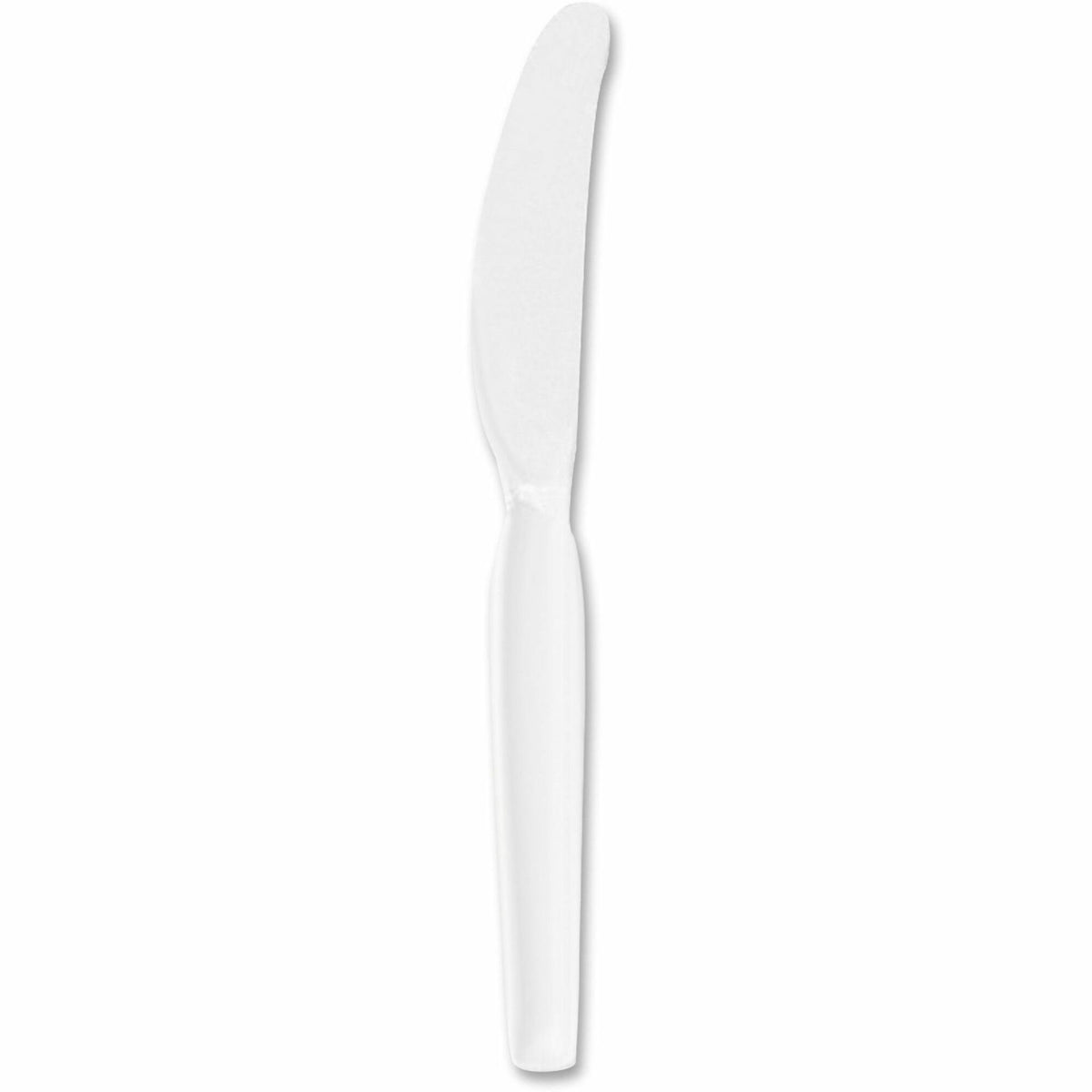 Dixie Heavyweight Disposable Knives Grab-N-Go by GP Pro - Knife - 100 x Knife - White - 100 / Box